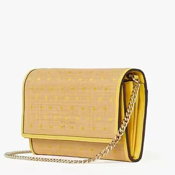 Kate Spade Rafia Roulette Dots Crossbody - Picture 8 of 17